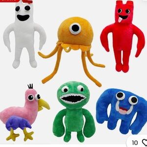 Vibrant Monster Plush Toy Collection